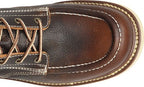 CAROLINA Boots Carolina Men's 6" Flatiron Moc Toe Brown Work Boots CA7043