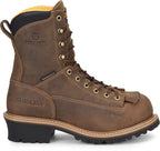 CAROLINA Boots Carolina Men's 8" Lace to Toe Waterproof Composite Toe Logger Work Boots CA9828