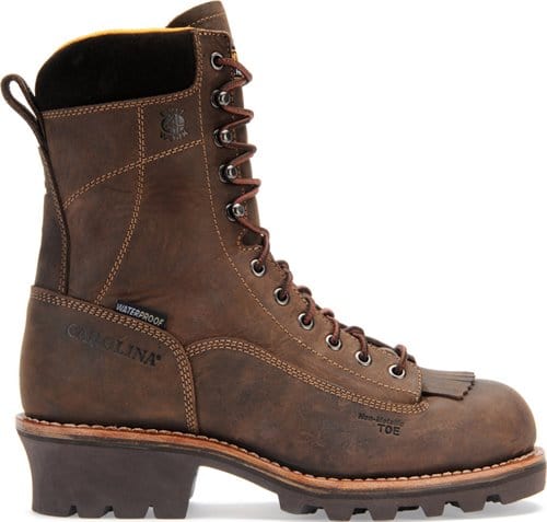 CAROLINA Boots Carolina Men's 8" Waterproof Birch Logger Work Boots CA7022