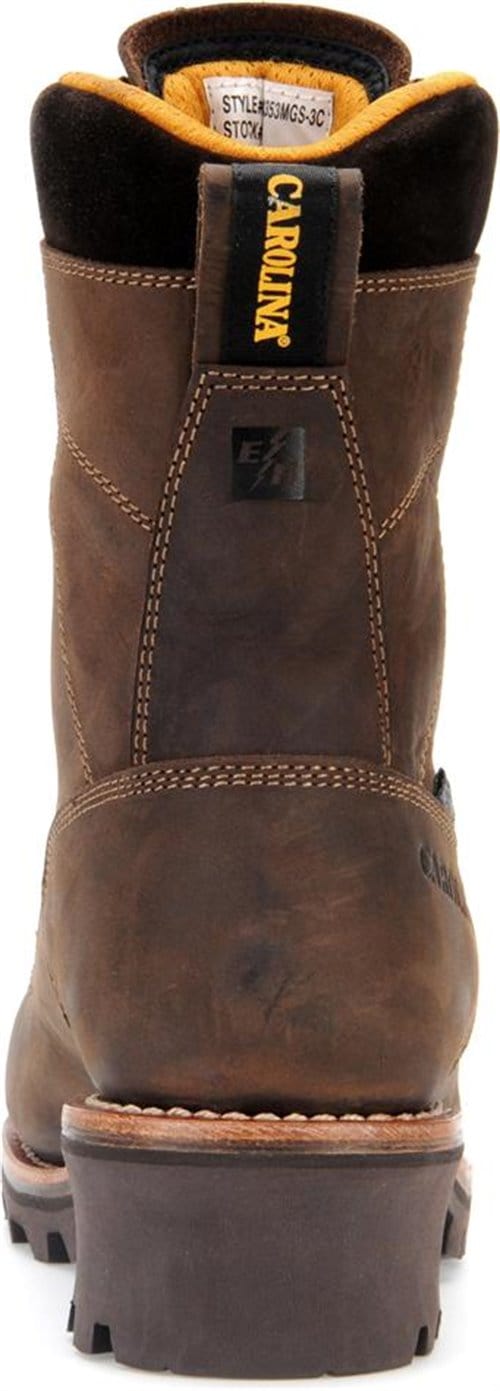 CAROLINA Boots Carolina Men's 8" Waterproof Birch Logger Work Boots CA7022