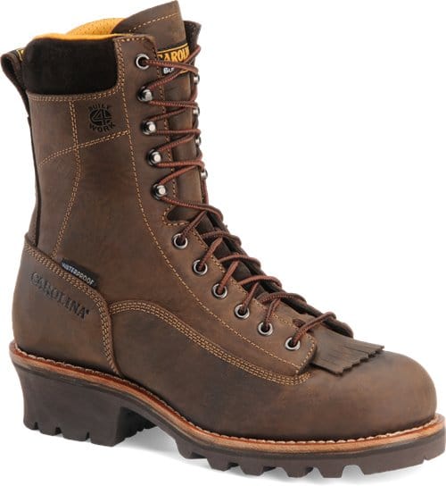 CAROLINA Boots Carolina Men's 8" Waterproof Birch Logger Work Boots CA7022