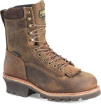 CAROLINA Boots Carolina Men's 8" Waterproof Insulated Composite Lace to Toe Logger Work Boots CA7521