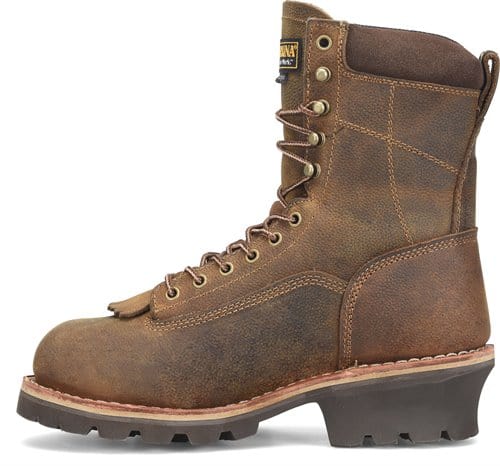 CAROLINA Boots Carolina Men's 8" Waterproof Insulated Composite Lace to Toe Logger Work Boots CA7521