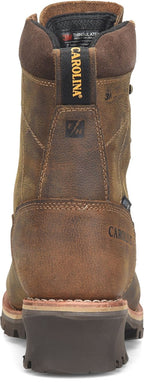 CAROLINA Boots Carolina Men's 8" Waterproof Insulated Composite Lace to Toe Logger Work Boots CA7521