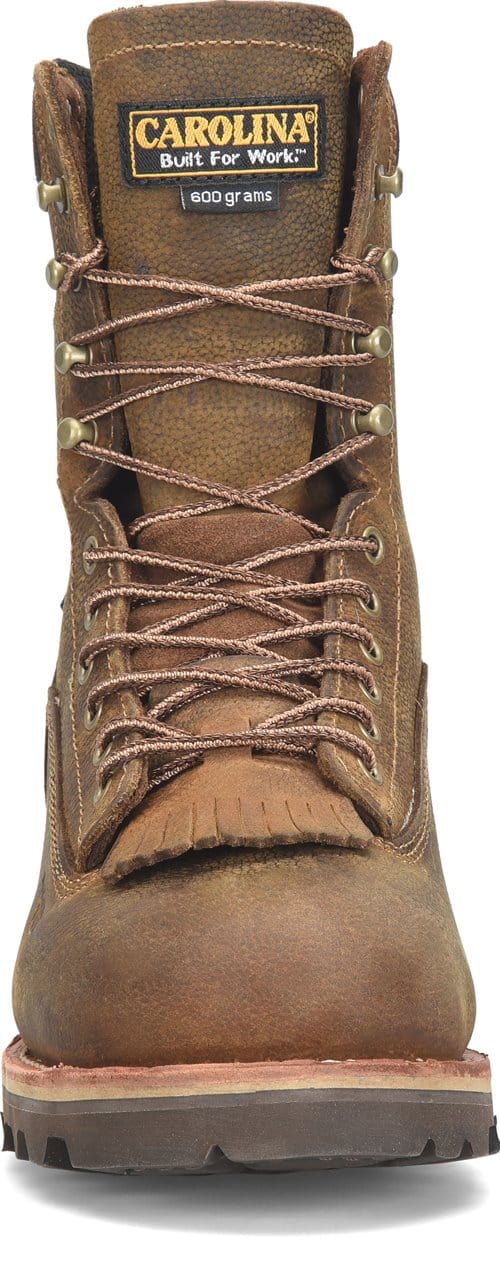CAROLINA Boots Carolina Men's 8" Waterproof Insulated Composite Lace to Toe Logger Work Boots CA7521