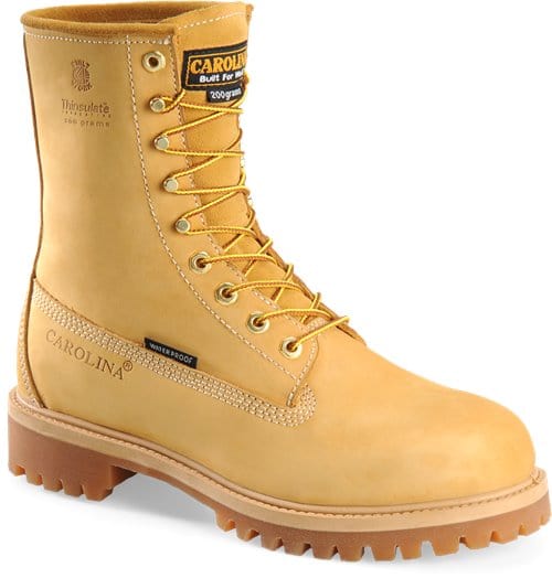 CAROLINA Boots Carolina Men's 8" Waterproof Journeyman Wheat Work Boots CA7145