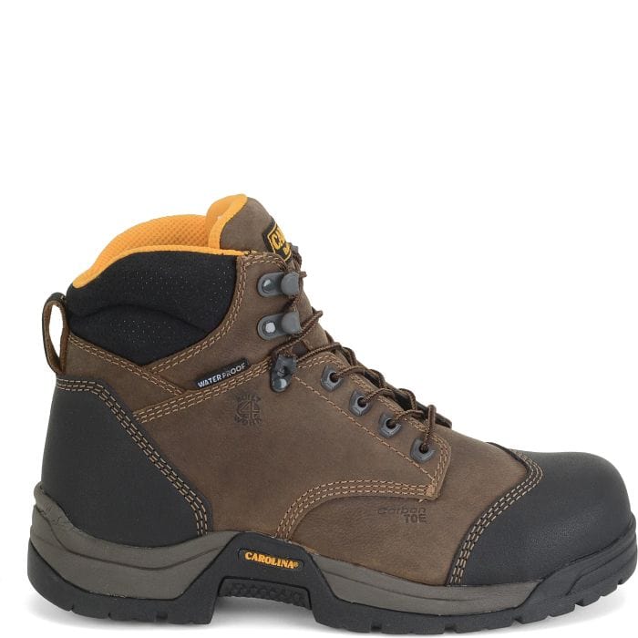 Carolina Boots Carolina Men's Bruno Lo Dark Brown Waterproof Carbon Composite Toe Work Boots CA5522