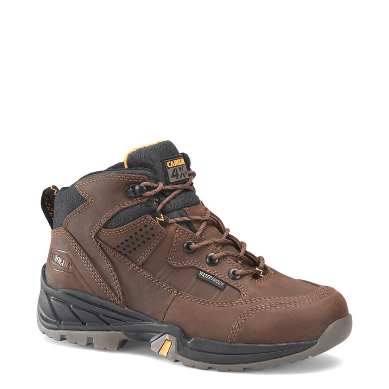 Carolina Boots Carolina Men's Builder Brown Waterproof Steel Toe Hiker Boots CA4501