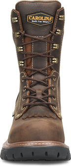 CAROLINA Boots Carolina Men's Cardinal 8" Waterproof Comp Toe Logger Work Boots CA7837