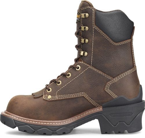 CAROLINA Boots Carolina Men's Cardinal 8" Waterproof Comp Toe Logger Work Boots CA7837