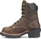 CAROLINA Boots Carolina Men's Cardinal 8" Waterproof Comp Toe Logger Work Boots CA7837