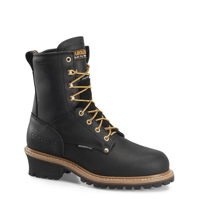 Carolina Boots Carolina Men's Elm Black Insulated Waterproof Steel Toe Logger Boots CA5823
