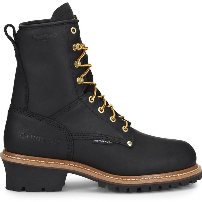 Carolina Boots Carolina Men's Elm Black Insulated Waterproof Steel Toe Logger Boots CA5823