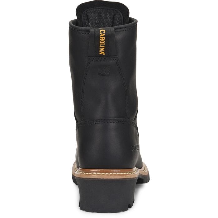 Carolina Boots Carolina Men's Elm Black Waterproof Steel Toe Logger Boots CA9823