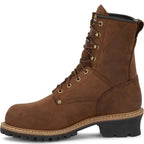 CAROLINA Boots Carolina Men's Elm Brown Insulated Waterproof Logger Work Boots CA4821