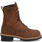 Carolina Boots Carolina Men's Elm Brown Insulated Waterproof Steel Toe Logger Boots CA5821
