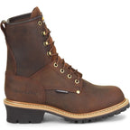 Carolina Boots Carolina Men's Elm Brown Waterproof Steel Toe Logger Boots CA9821