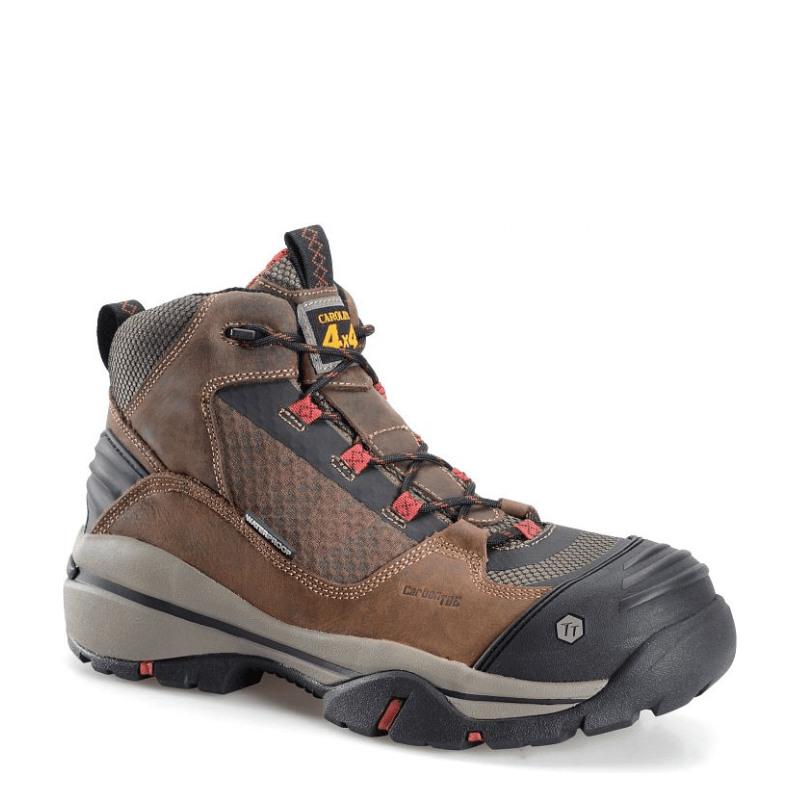 Carolina Boots Carolina Men's Extension Dark Brown Waterproof Carbon Composite Toe Hiker Boots CA4551