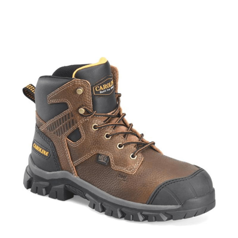 Carolina Boots Carolina Men's Falcon Dark Tan Metguard Waterproof Steel Toe Work Boots CA3591