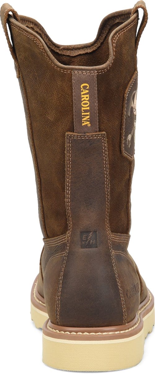 CAROLINA Boots Carolina Men's Flatiron Ranch Wellington 10" Moc Toe Work Boots CA7044