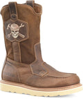CAROLINA Boots Carolina Men's Flatiron Ranch Wellington 10" Moc Toe Work Boots CA7044