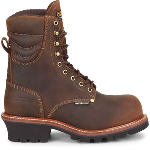 Carolina Boots Carolina Men's Hemlock Brown Waterproof Composite Toe Logger Boots CA9854