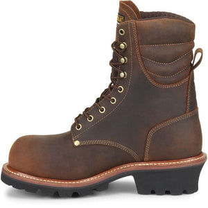 Carolina Boots Carolina Men's Hemlock Brown Waterproof Composite Toe Logger Boots CA9854
