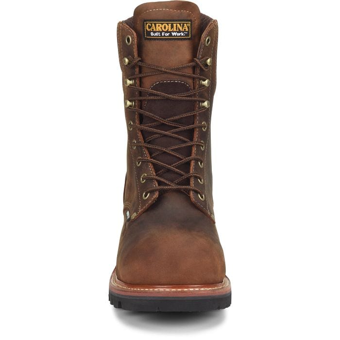 Carolina Boots Carolina Men's Hemlock Brown Waterproof Composite Toe Logger Boots CA9854