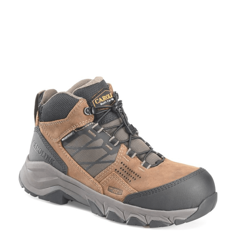 Carolina Boots Carolina Men's Ironhide Brown EZ Entry Waterproof Composite Toe Hiker Boots CA5553