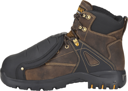 Carolina Boots Carolina Men's Miter External Metguard Dark Brown Waterproof Composite Toe Work Boots CA5586
