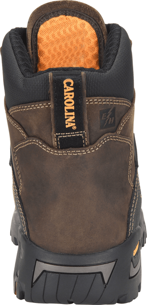 Carolina Boots Carolina Men's Miter External Metguard Dark Brown Waterproof Composite Toe Work Boots CA5586