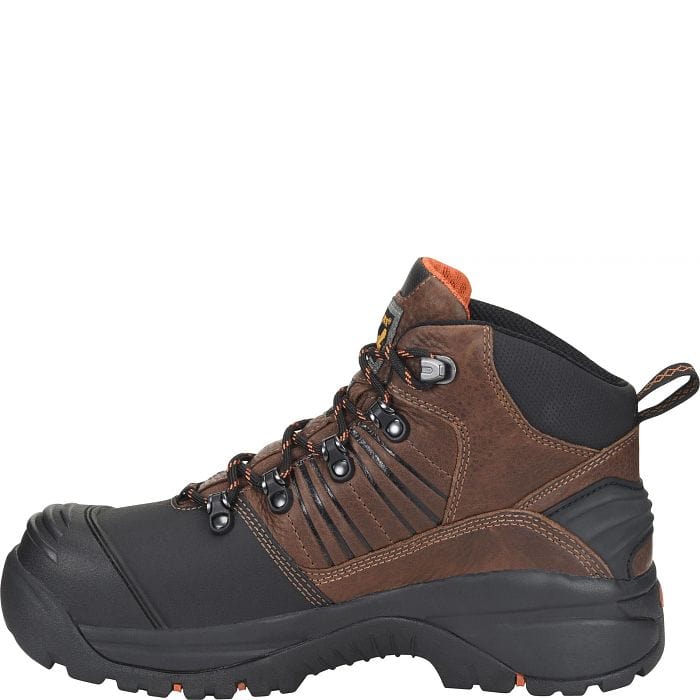 Carolina Boots Carolina Men's Miter Internal Metguard Brown Waterproof Carbon Composite Toe Hiker Boots CA5587