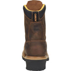 Carolina Boots Carolina Men's Poplar Brown Round Toe Logger Boots CA9053
