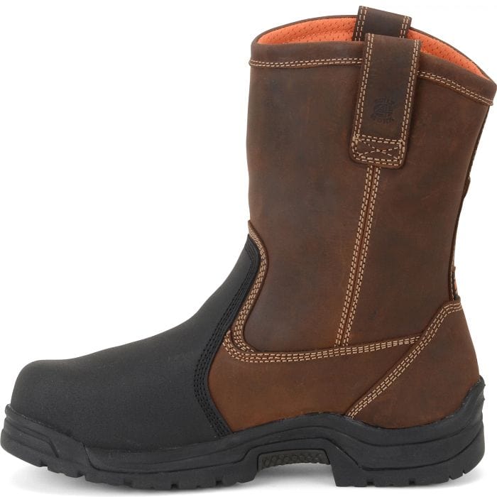 CAROLINA Boots Carolina Men's Ranch Wellington Well X Dark Brown Metguard Composite Toe Work Boots CA4582