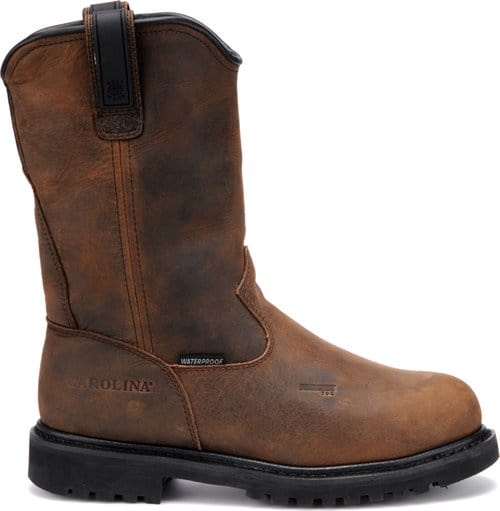 CAROLINA Boots Carolina Men's Waterproof Aluminum Toe Internal MetGaurd Wellington Work Boots CA8533