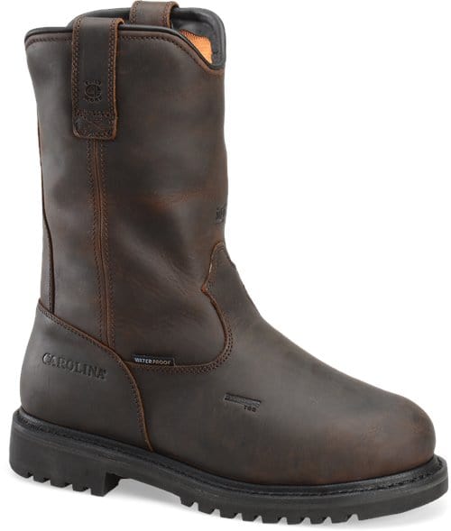 CAROLINA Boots Carolina Men's Waterproof Aluminum Toe Internal MetGaurd Wellington Work Boots CA8533