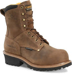 CAROLINA Boots Carolina MENS 8" Poplar Waterproof Logger Work Boots CA9052