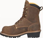 CAROLINA Boots Carolina MENS 8" Poplar Waterproof Logger Work Boots CA9052