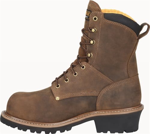 CAROLINA Boots Carolina MENS 8" Poplar Waterproof Logger Work Boots CA9052