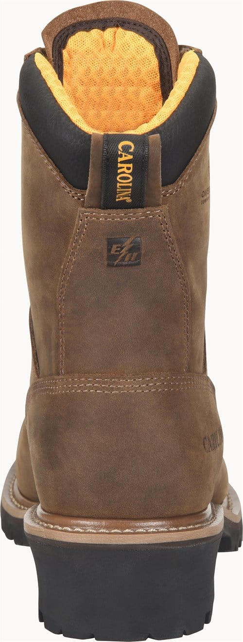 CAROLINA Boots Carolina MENS 8" Poplar Waterproof Logger Work Boots CA9052