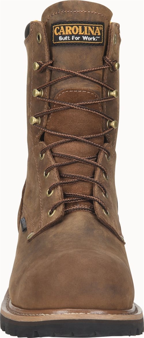 CAROLINA Boots Carolina MENS 8" Poplar Waterproof Logger Work Boots CA9052