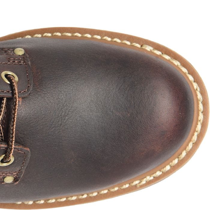 Carolina Boots Carolina Women's Elm Dark Brown Round Toe Work Boots CA421