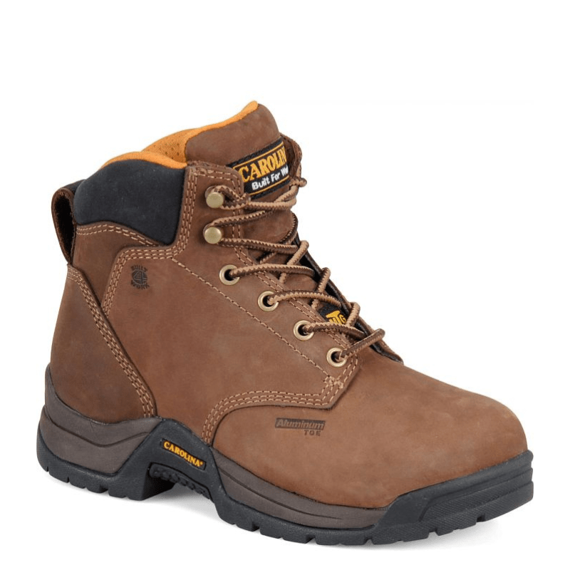 Carolina Boots Carolina Women's Raleigh Medium Brown Metguard Aluminum Toe Work Boots CA1428
