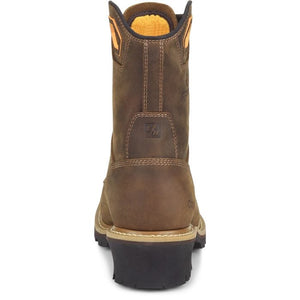 Carolina Boots Caroline Men's Coppice Brown Waterproof Composite Toe Logger Boots CA9855