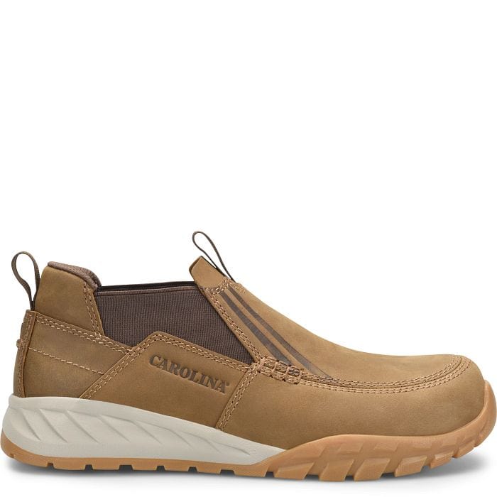 Carolina Shoes Carolina Men's Force Brown Composite Toe Slip On Shoes CA5595
