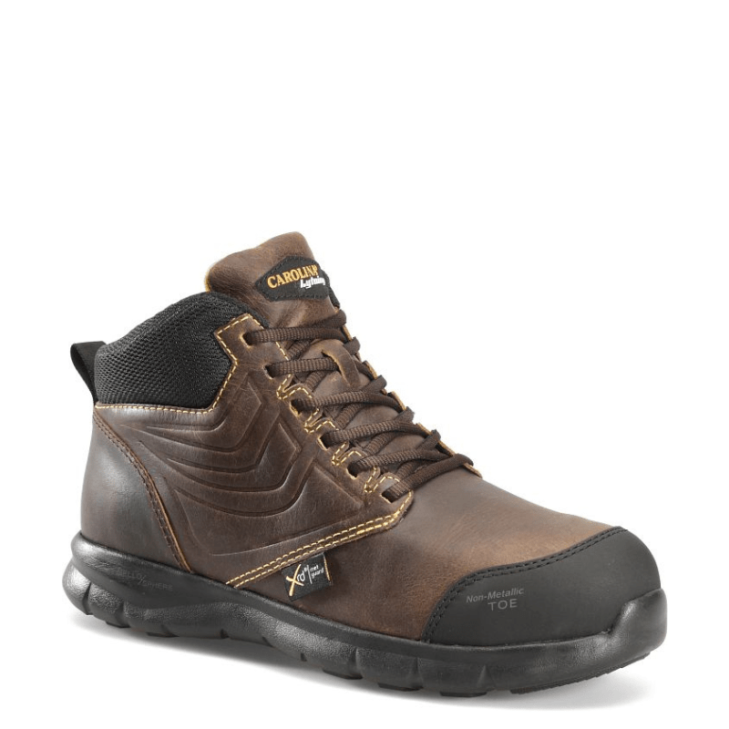 Carolina Shoes Carolina Men's Lytning 1.9 Brown Met Guard Composite Toe Work Shoes CA1907