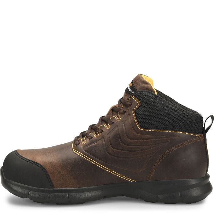 Carolina Shoes Carolina Men's Lytning 1.9 Brown Met Guard Composite Toe Work Shoes CA1907