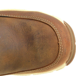 Carolina Shoes Carolina Men's S-117 Brown Slip On Aluminum Toe Shoes CA5572
