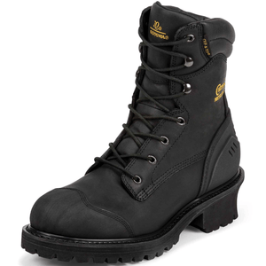 Chippewa logger boots clearance black