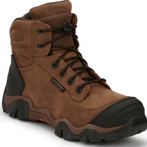 Chippewa Boots Boots Chippewa Men's Cross Terrain Brown Waterproof Nano Composite Toe Work Boots AE5003